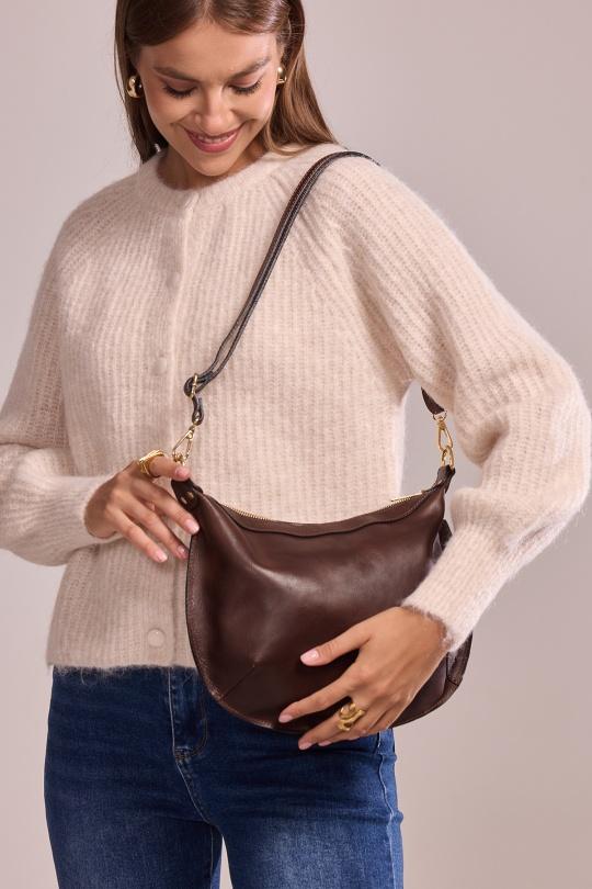 Shoulder bags Bags Brown ITALINA - RITELLE (CHERRY LEATHER) 4181 Efashion Paris