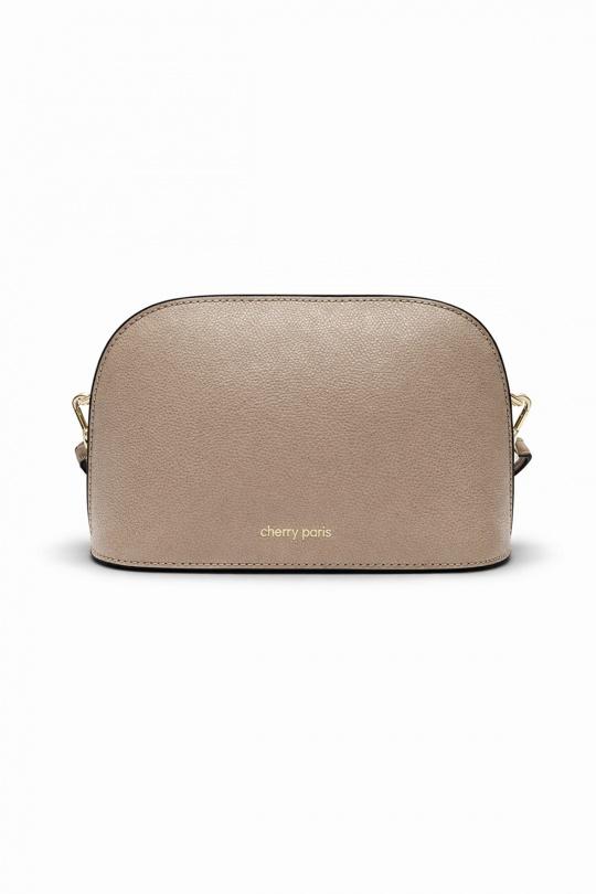 Sacs à bandoulière Maroquinerie Taupe clair ITALINA - RITELLE (CHERRY LEATHER) 4013D Efashion Paris