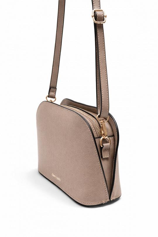 Sacs à bandoulière Maroquinerie Taupe clair ITALINA - RITELLE (CHERRY LEATHER) 4013D Efashion Paris