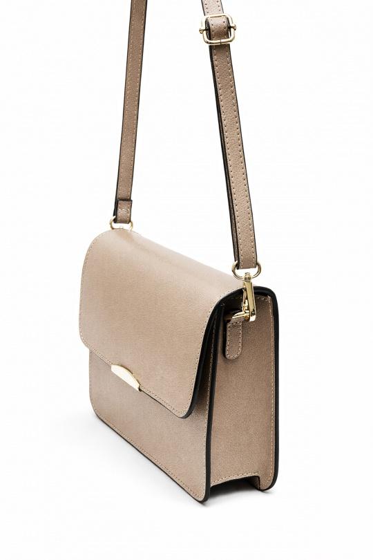 Sacs à bandoulière Maroquinerie Taupe clair ITALINA - RITELLE (CHERRY LEATHER) 4186 Efashion Paris