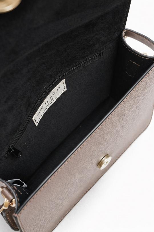 Sacs à bandoulière Maroquinerie Taupe clair ITALINA - RITELLE (CHERRY LEATHER) 4186 Efashion Paris