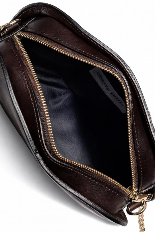 Sacs à bandoulière Maroquinerie Choco ITALINA - RITELLE (CHERRY LEATHER) 4013 Efashion Paris