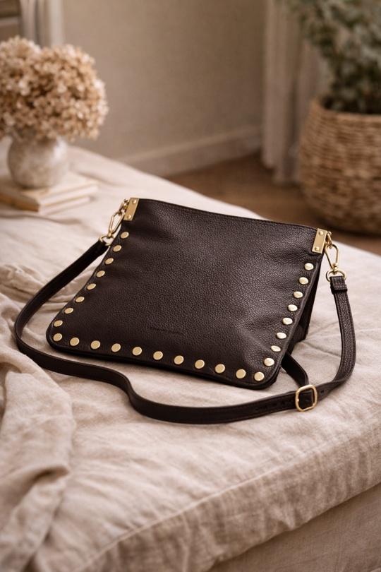 Shoulder bags Bags Cognac ITALINA - RITELLE (CHERRY LEATHER) 4202 Efashion Paris