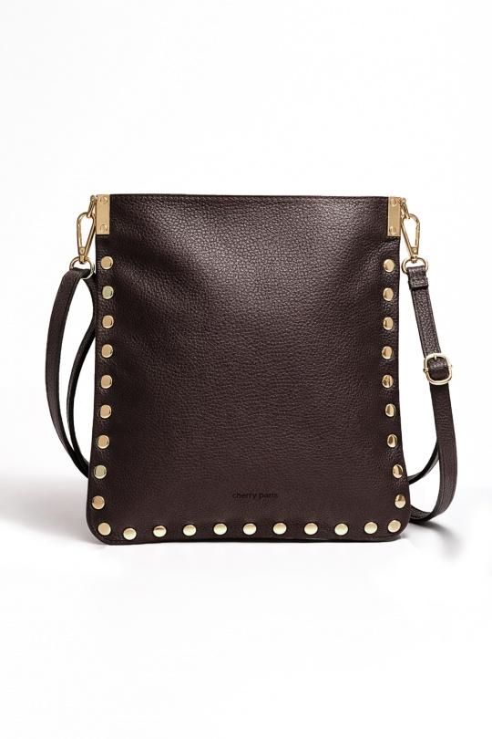 Shoulder bags Bags Cognac ITALINA - RITELLE (CHERRY LEATHER) 4202 Efashion Paris