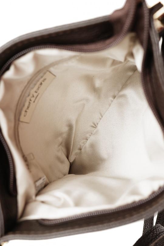 Shoulder bags Bags Cognac ITALINA - RITELLE (CHERRY LEATHER) 4202 Efashion Paris