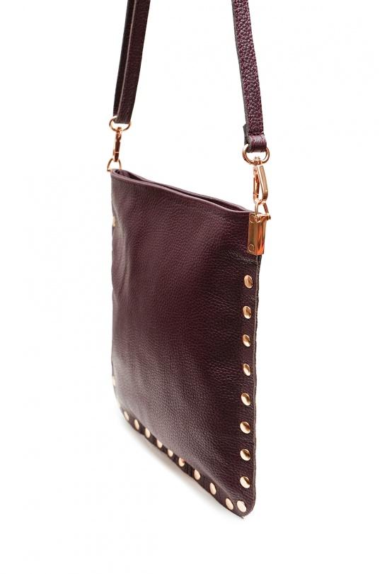 Shoulder bags Bags Cognac ITALINA - RITELLE (CHERRY LEATHER) 4202 Efashion Paris