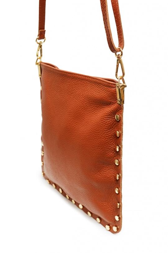 Shoulder bags Bags Cognac ITALINA - RITELLE (CHERRY LEATHER) 4202 Efashion Paris