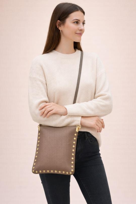 Shoulder bags Bags Cognac ITALINA - RITELLE (CHERRY LEATHER) 4202 Efashion Paris