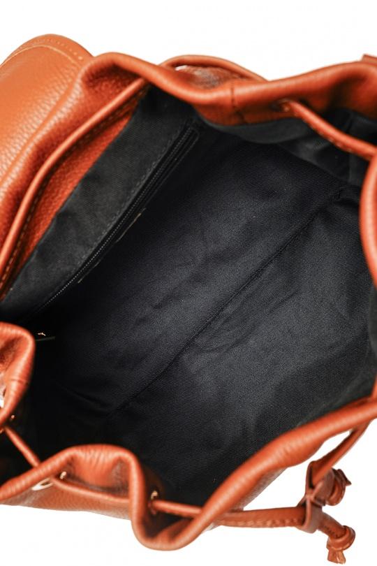 Sacs à bandoulière Maroquinerie Cognac ITALINA - RITELLE (CHERRY LEATHER) 4196 Efashion Paris