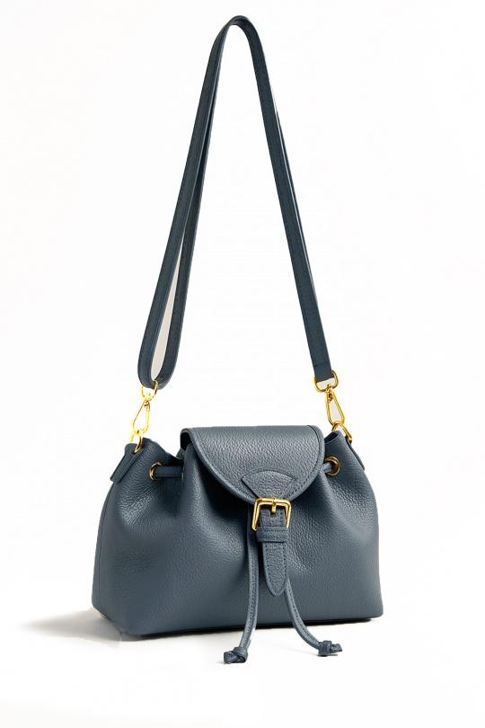 Sacs à bandoulière Maroquinerie Cognac ITALINA - RITELLE (CHERRY LEATHER) 4196 Efashion Paris