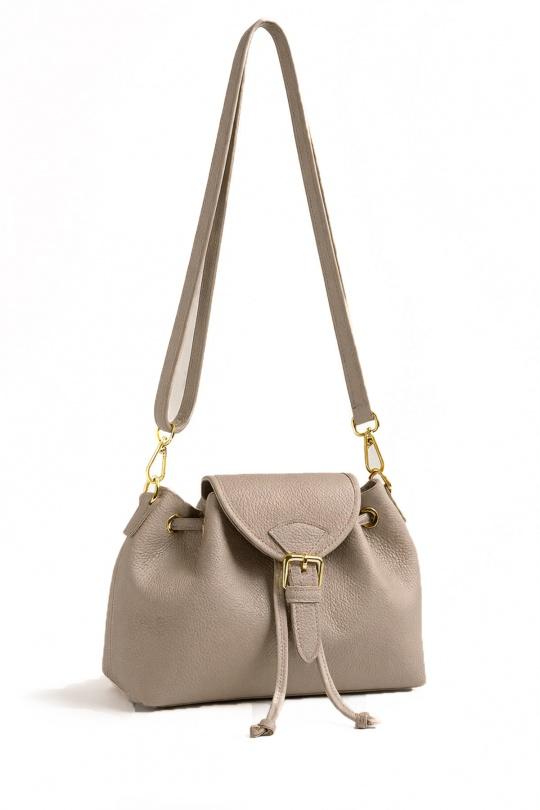 Sacs à bandoulière Maroquinerie Cognac ITALINA - RITELLE (CHERRY LEATHER) 4196 Efashion Paris