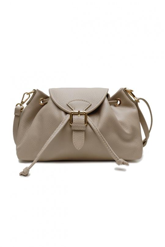 Sacs à bandoulière Maroquinerie Cognac ITALINA - RITELLE (CHERRY LEATHER) 4196 Efashion Paris