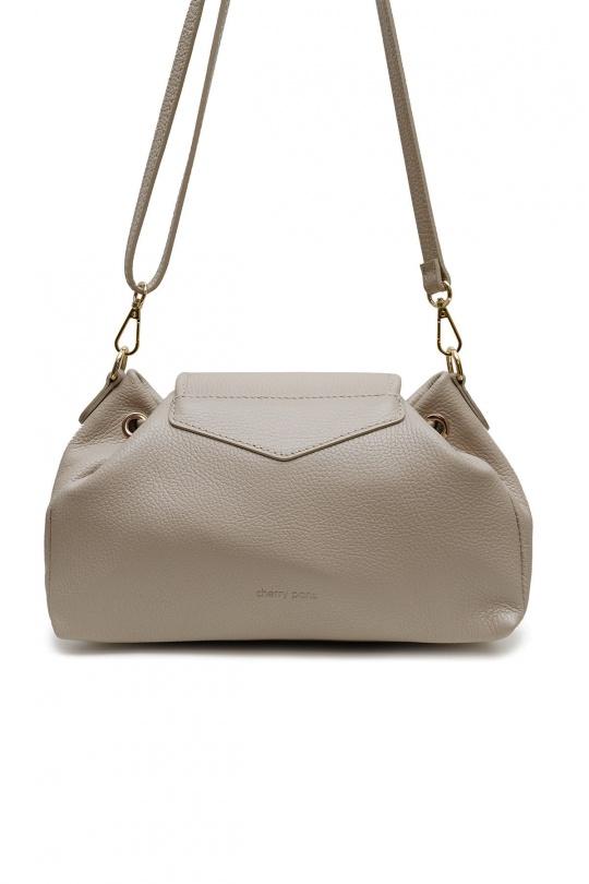 Sacs à bandoulière Maroquinerie Cognac ITALINA - RITELLE (CHERRY LEATHER) 4196 Efashion Paris