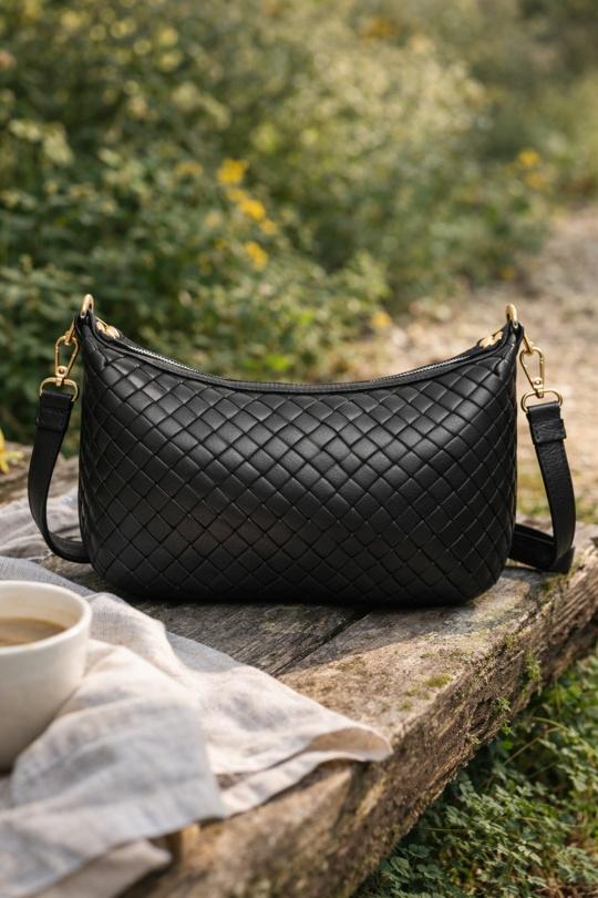 Sacs à bandoulière Maroquinerie Cognac ITALINA - RITELLE (CHERRY LEATHER) 4208 Efashion Paris