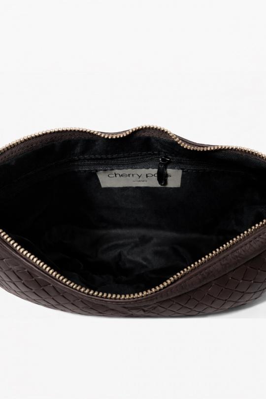 Sacs à bandoulière Maroquinerie Cognac ITALINA - RITELLE (CHERRY LEATHER) 4208 Efashion Paris