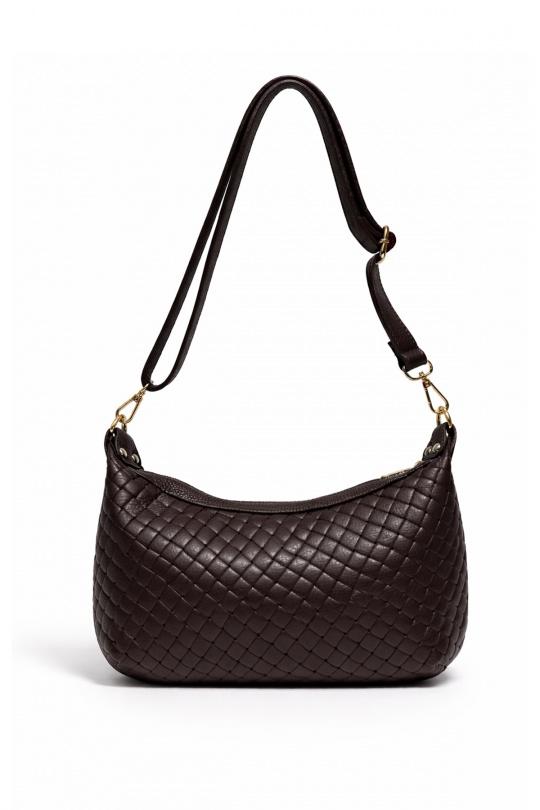 Sacs à bandoulière Maroquinerie Cognac ITALINA - RITELLE (CHERRY LEATHER) 4208 Efashion Paris