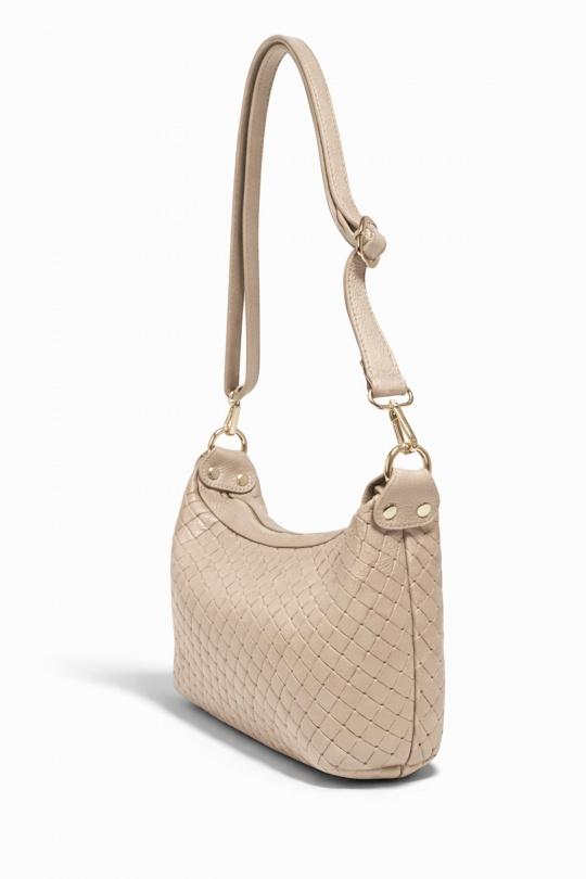 Sacs à bandoulière Maroquinerie Cognac ITALINA - RITELLE (CHERRY LEATHER) 4208 Efashion Paris