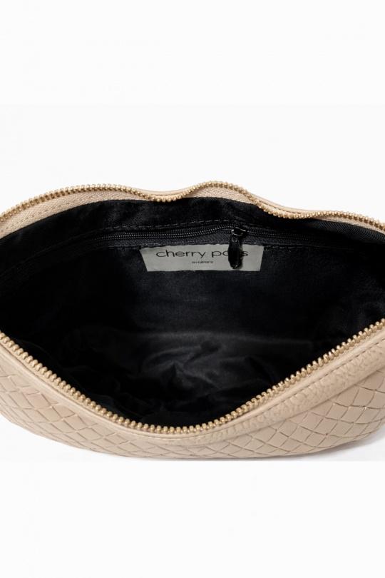 Sacs à bandoulière Maroquinerie Cognac ITALINA - RITELLE (CHERRY LEATHER) 4208 Efashion Paris