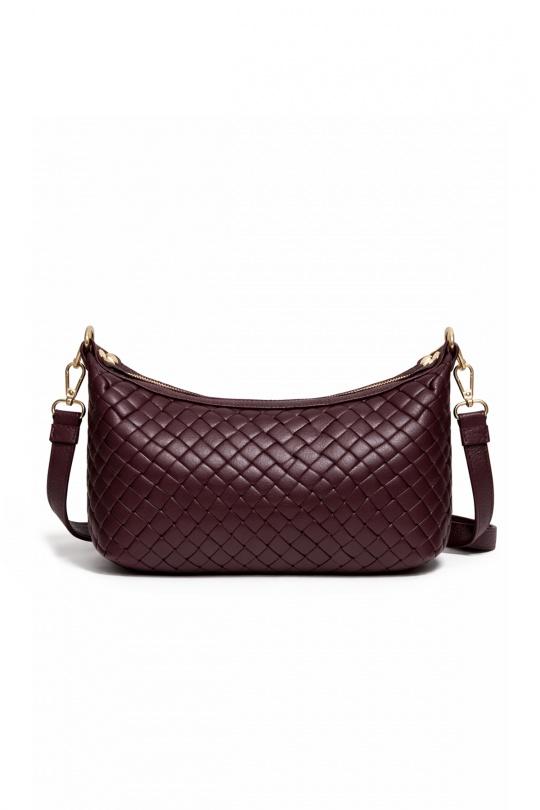 Sacs à bandoulière Maroquinerie Cognac ITALINA - RITELLE (CHERRY LEATHER) 4208 Efashion Paris