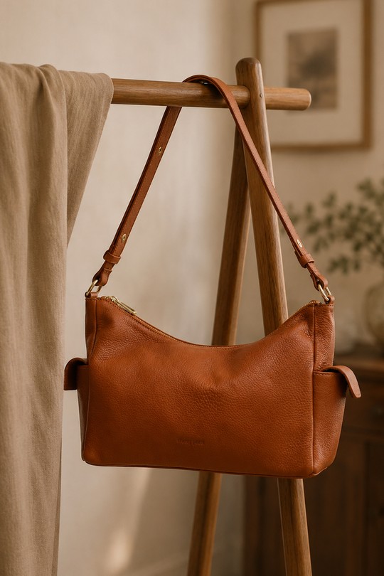 Sacs à main Maroquinerie Noir ITALINA - RITELLE (CHERRY LEATHER) 4216 Efashion Paris