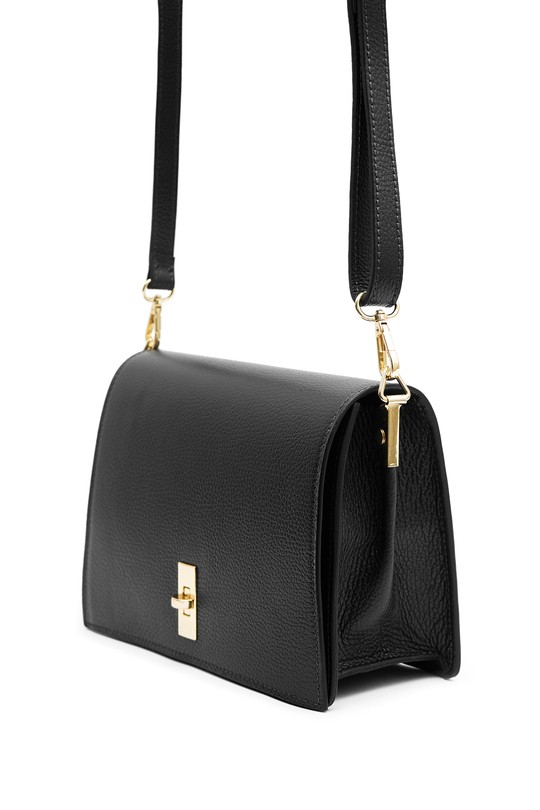 Sacs à bandoulière Maroquinerie Noir ITALINA - RITELLE (CHERRY LEATHER) 4217 Efashion Paris
