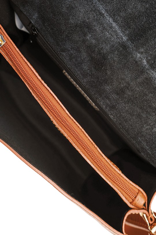 Sacs à bandoulière Maroquinerie Noir ITALINA - RITELLE (CHERRY LEATHER) 4217 Efashion Paris