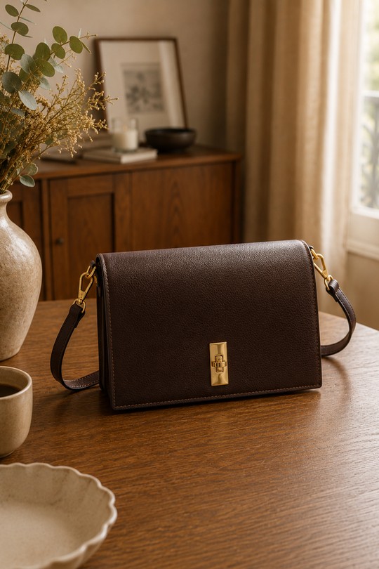 Sacs à bandoulière Maroquinerie Noir ITALINA - RITELLE (CHERRY LEATHER) 4217 Efashion Paris