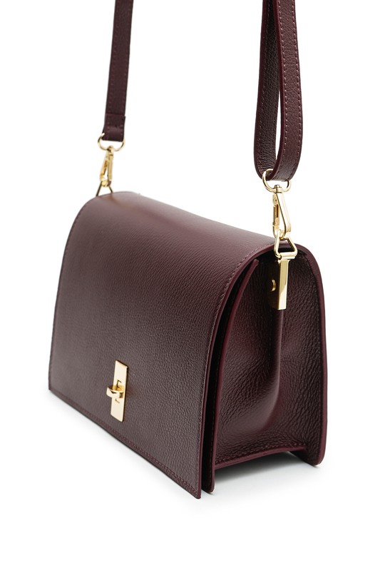 Sacs à bandoulière Maroquinerie Noir ITALINA - RITELLE (CHERRY LEATHER) 4217 Efashion Paris