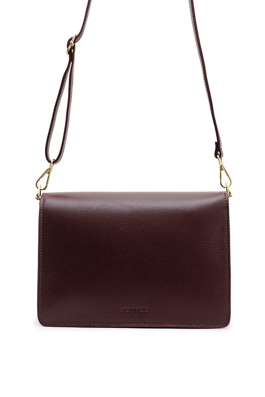 Sacs à bandoulière Maroquinerie Noir ITALINA - RITELLE (CHERRY LEATHER) 4217 Efashion Paris