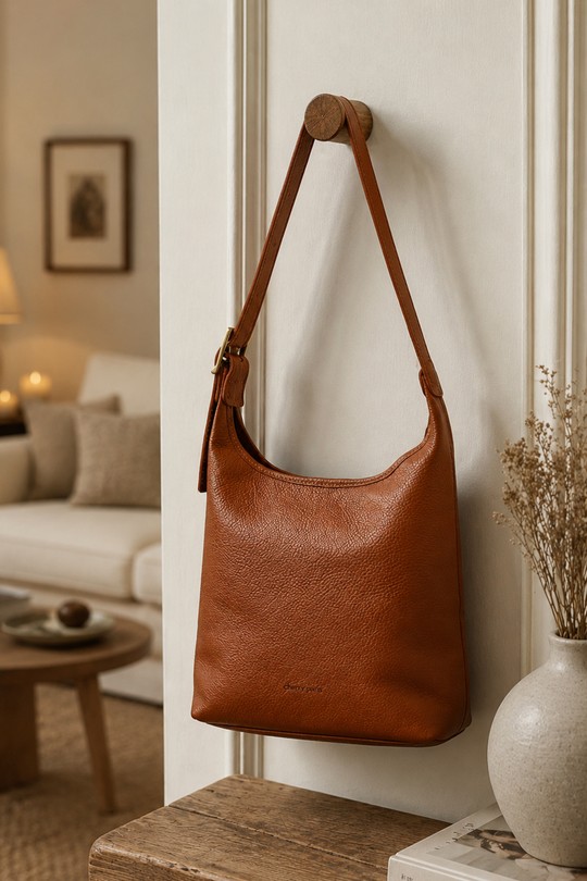 Sacs à main Maroquinerie Noir ITALINA - RITELLE (CHERRY LEATHER) 4214 Efashion Paris