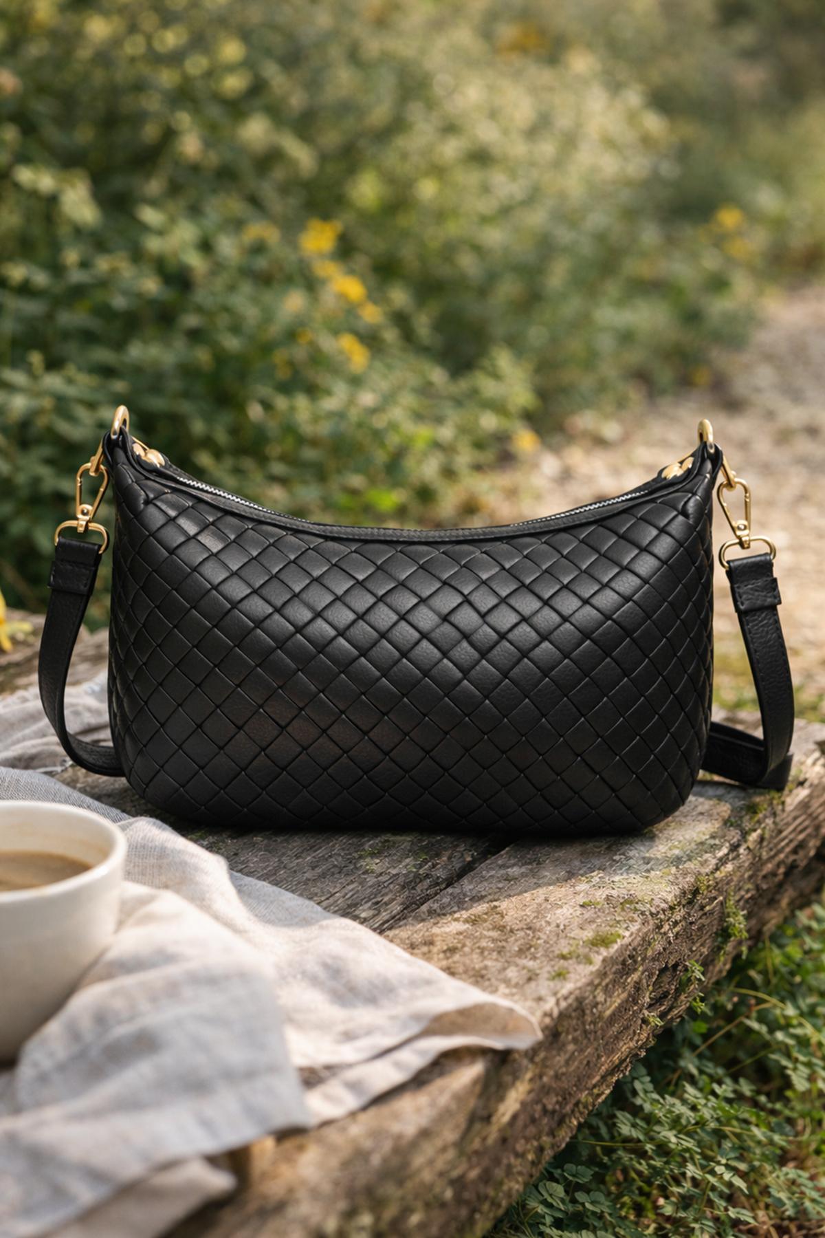 Sacs à bandoulière Maroquinerie Cognac ITALINA - RITELLE (CHERRY LEATHER) 4208 #c Efashion Paris