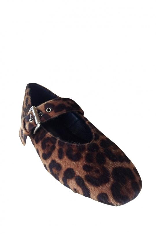 Ballet pumps Shoes Leopard SAS ANOUSHKA 85AK Efashion Paris