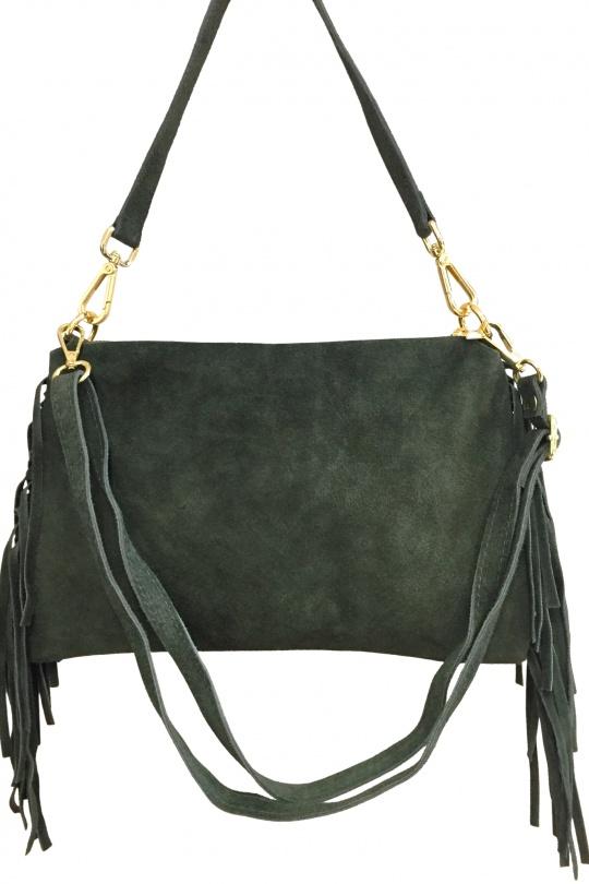 Sacs à bandoulière Maroquinerie Kaki SAS ANOUSHKA 250707 Efashion Paris