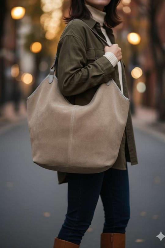 Cabas Maroquinerie Noir SAS ANOUSHKA 9062 Efashion Paris