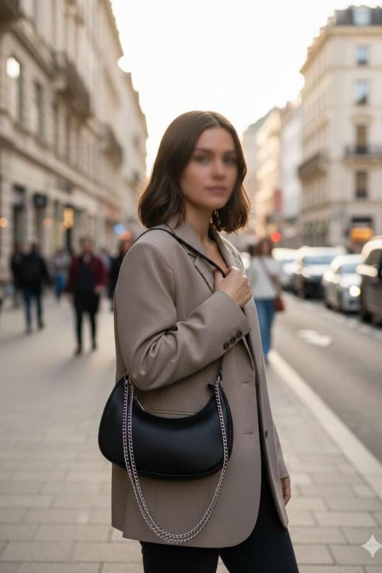 Sacs à main Maroquinerie Noir SAS ANOUSHKA 240109 Efashion Paris