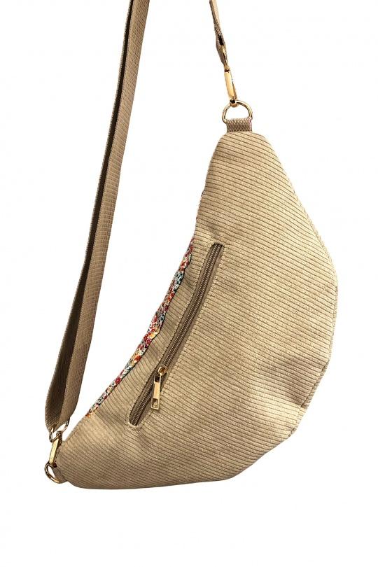 Fanny pack Bags Beige SAS ANOUSHKA 649BI Efashion Paris