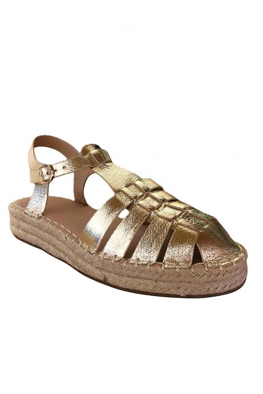 Sandales Chaussures Gold SAS ANOUSHKA CA058-13 Efashion Paris