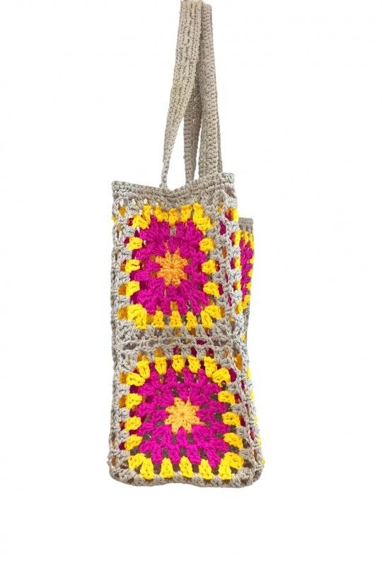 Cabas Maroquinerie Fuschia SAS ANOUSHKA C20031 Efashion Paris