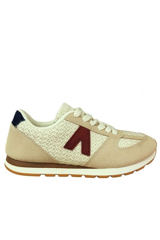 Baskets Chaussures Beige SAS ANOUSHKA NB12 Efashion Paris