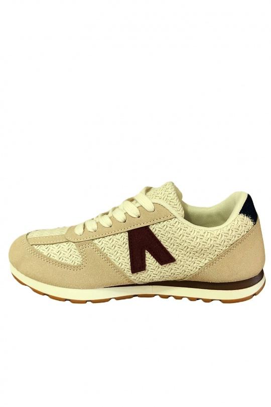Baskets Chaussures Beige SAS ANOUSHKA NB12 Efashion Paris