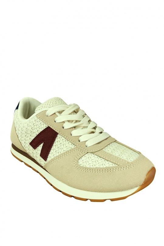 Baskets Chaussures Beige SAS ANOUSHKA NB12 Efashion Paris