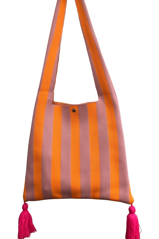Cabas Maroquinerie Camel/noir SAS ANOUSHKA 26001 Efashion Paris