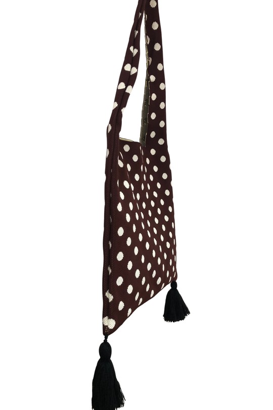 Cabas Maroquinerie Blanc/noir SAS ANOUSHKA 26003 Efashion Paris