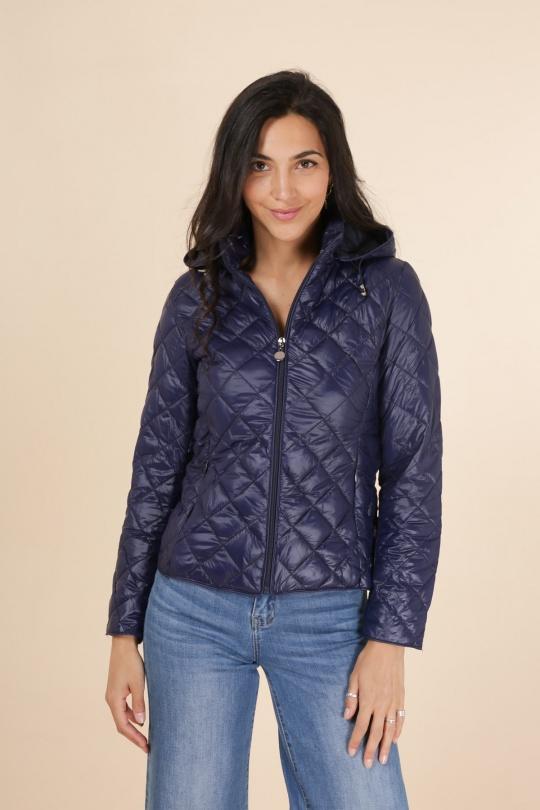 Doudounes Femme Bleu marine Lucene 22017 Efashion Paris