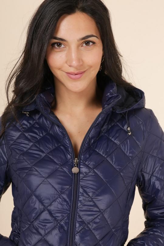 Doudounes Femme Bleu marine Lucene 22017 Efashion Paris