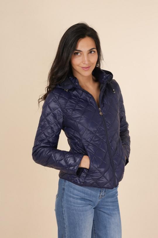 Doudounes Femme Bleu marine Lucene 22017 Efashion Paris