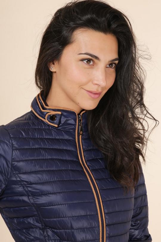 Doudounes Femme Bleu marine Lucene 22030 Efashion Paris