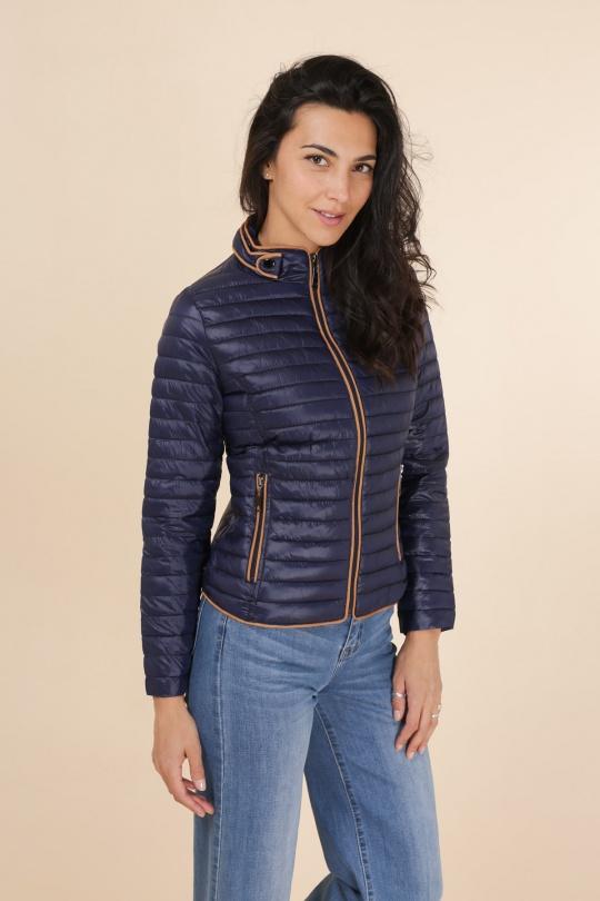 Doudounes Femme Bleu marine Lucene 22030 Efashion Paris
