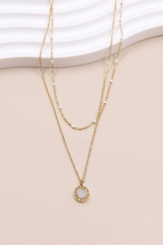 Necklaces Accessories Gold BELLISSIMA 193COL36 Efashion Paris