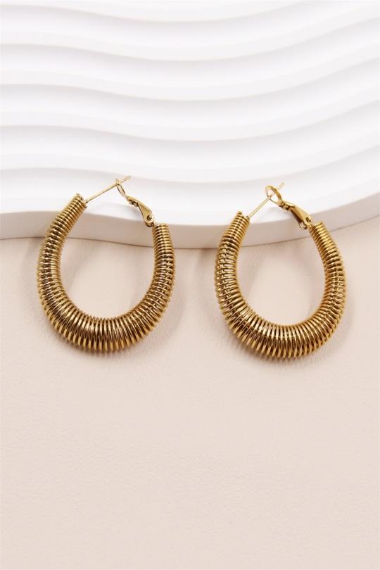 Earrings Accessories Gold BELLISSIMA 193BO08 Efashion Paris